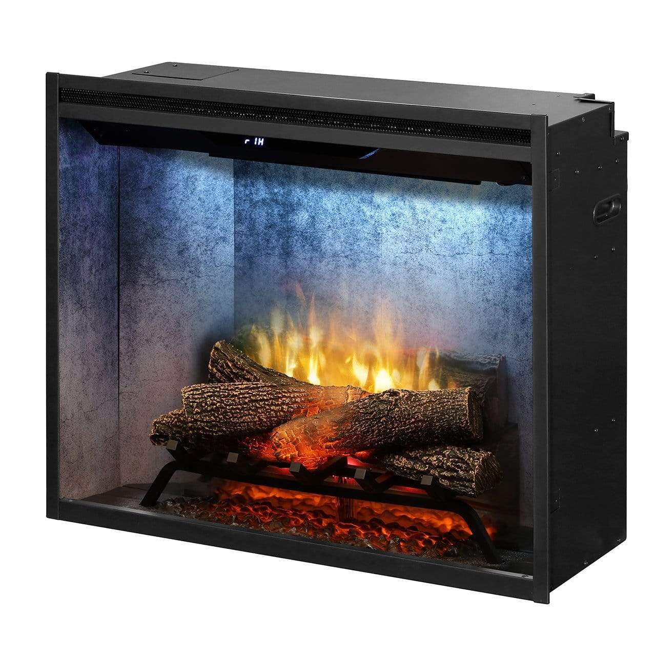 Dimplex Dimplex Revillusion® 30-Inch Built-In Electric Fireplace-Weathered Concrete-RBF30WC