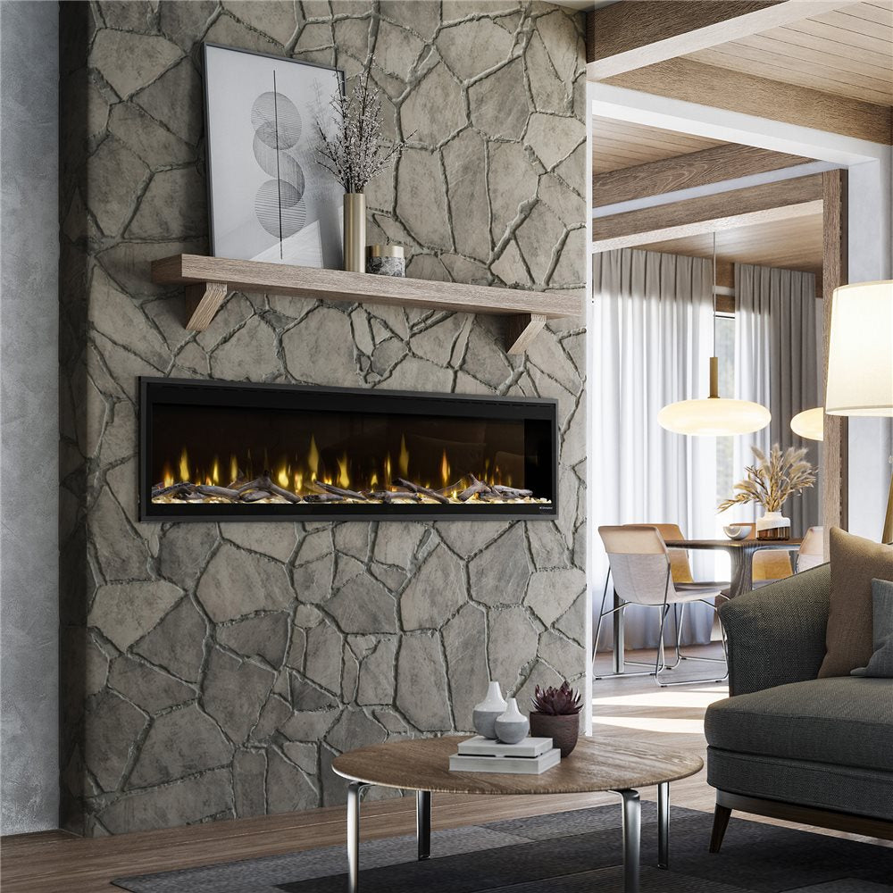 Dimplex Ignite Evolve 74-in Linear Electric Fireplace & Trim Kit