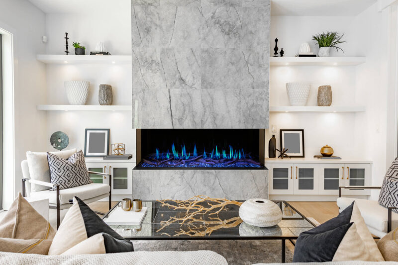Modern Flames Orion 120-in Multi Heliovision Linear Electric Fireplace