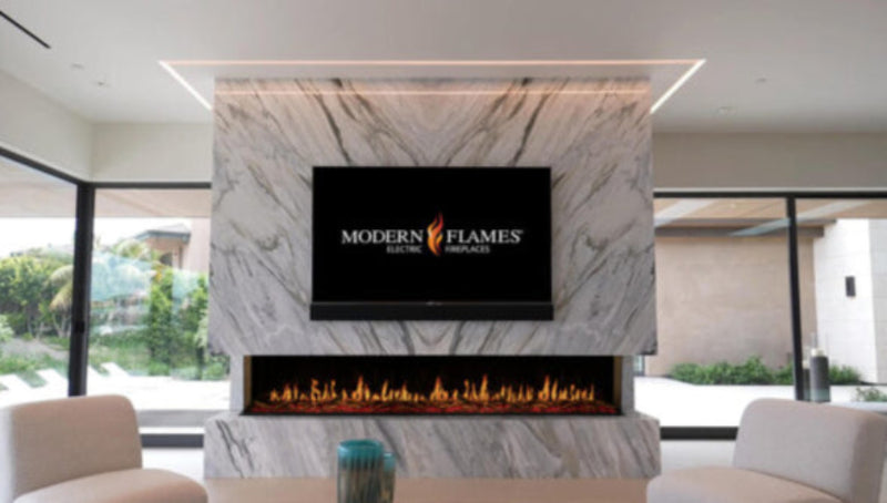 Modern Flames Orion 120-in Multi Heliovision Linear Electric Fireplace
