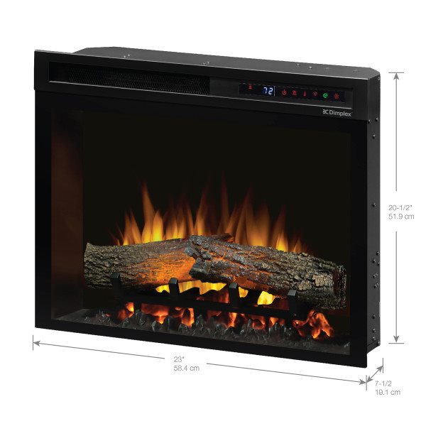 Dimplex Nova 23-In Multi-Fire XHD Plug-In Electric Fireplace Insert