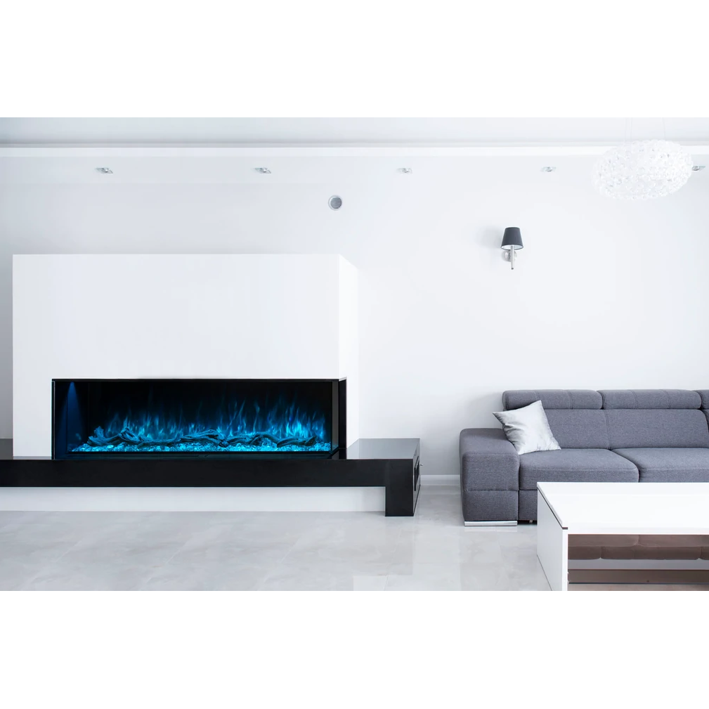 Modern Flames 96-Inch Landscape Pro Multi-Sided Built-In Electric Fireplace