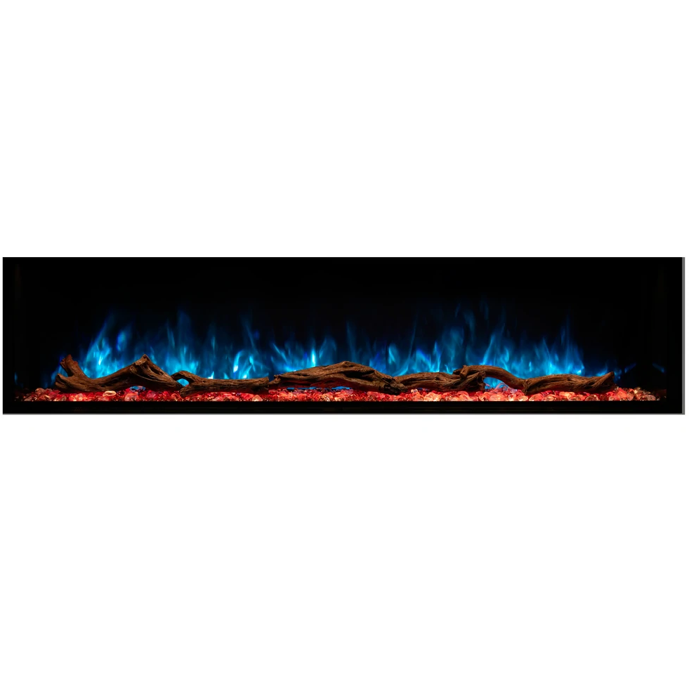 Modern Flames 96-Inch Landscape Pro Multi-Sided Built-In Electric Fireplace