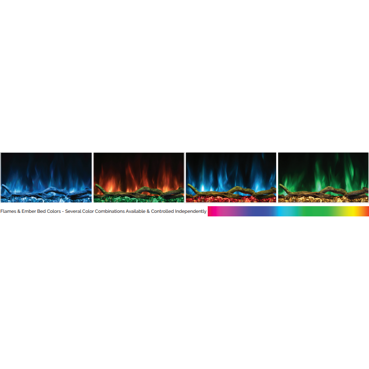 Modern Flames 80-Inch Landscape Pro Slim Built In Electric Fireplace