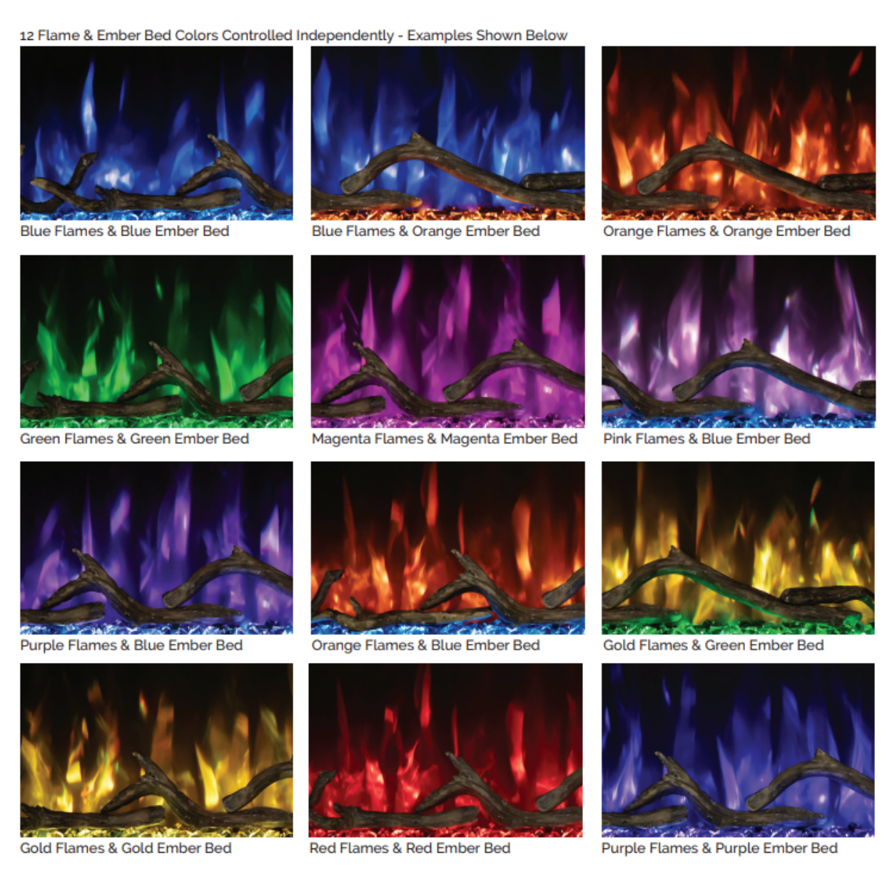Modern Flames Spectrum Slimline 74-Inch Wall Mount/Recessed Electric Fireplace
