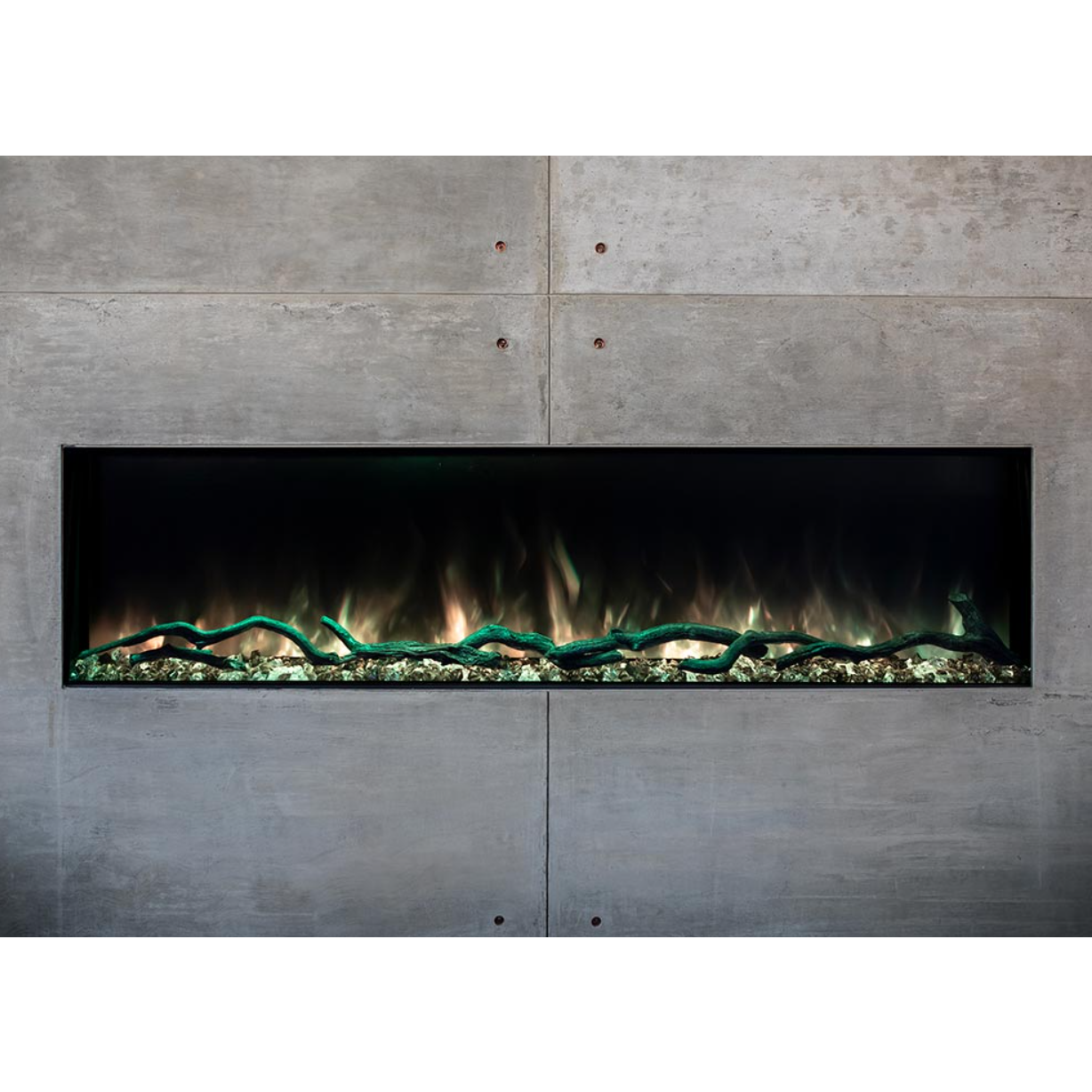Modern Flames 68-Inch Landscape Pro Slim Built In Electric Fireplace