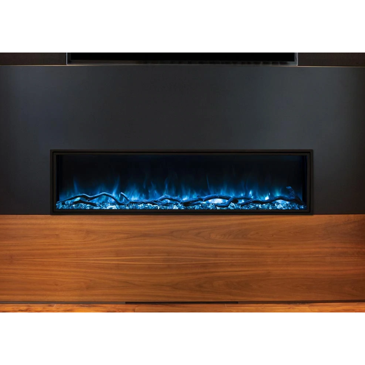 Modern Flames 56-Inch Landscape Pro Slim Built In Electric Fireplace