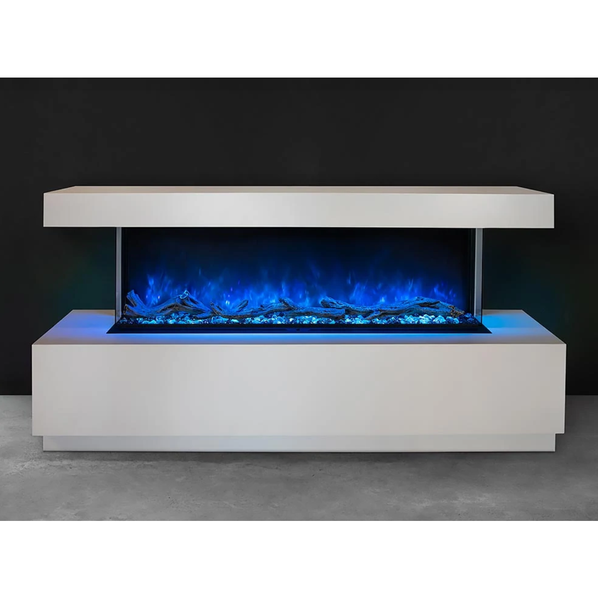 Modern Flames 96-Inch Landscape Pro Multi-Sided Built-In Electric Fireplace