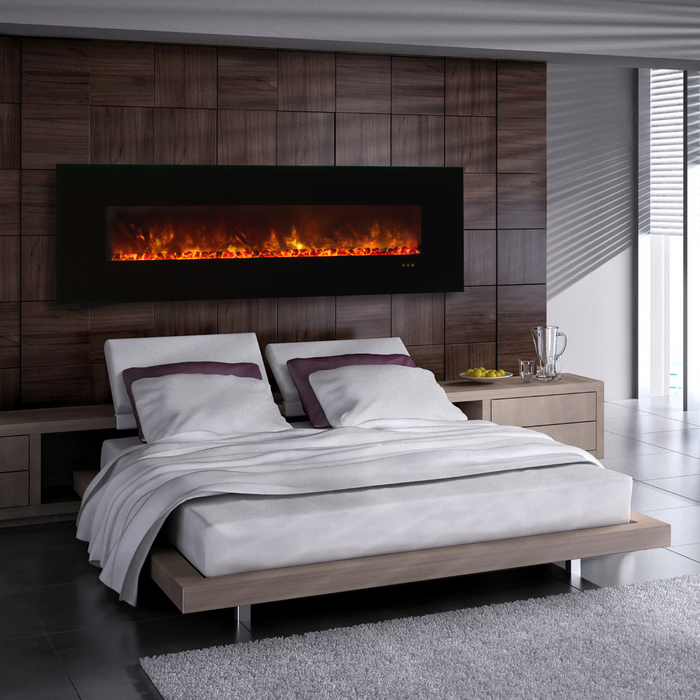Modern Flames Ambiance 80-Inch Wall Mount Electric Fireplace