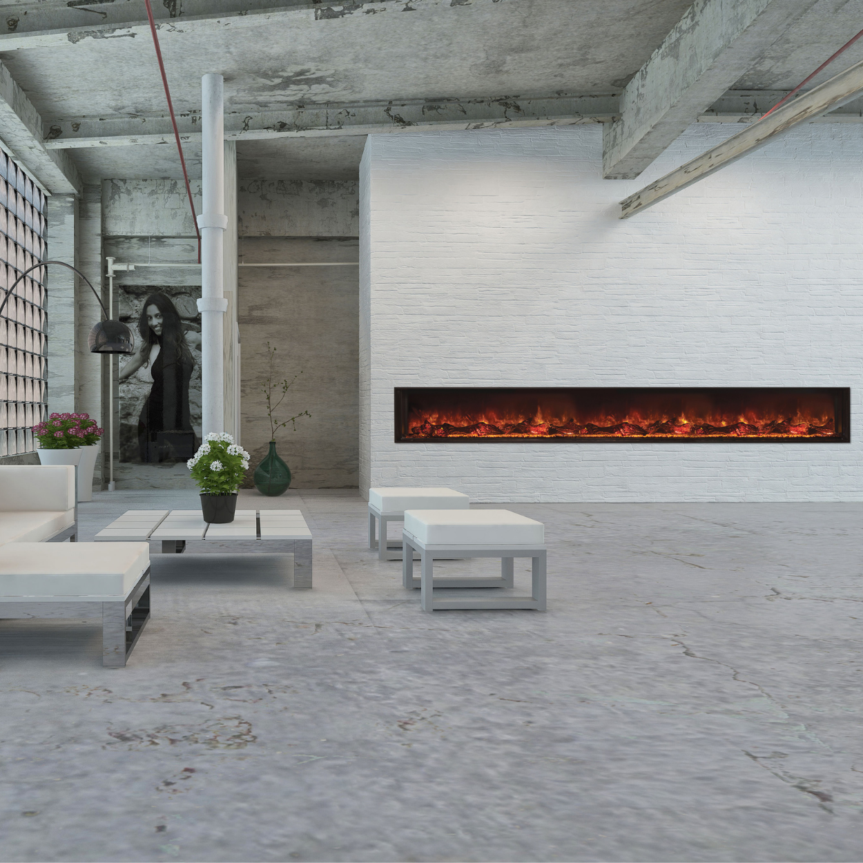 Modern Flames Landscape Fullview 2 120-Inch Electric Fireplace