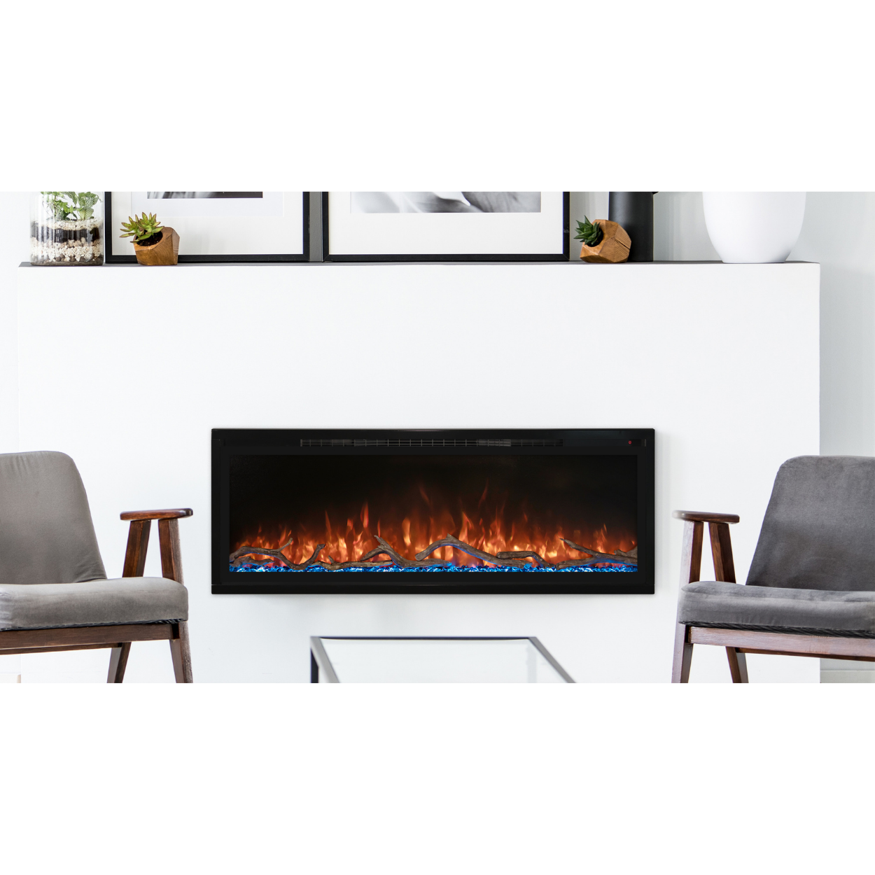Modern Flames Spectrum Slimline 50-Inch Wall Mount/Recessed Electric Fireplace