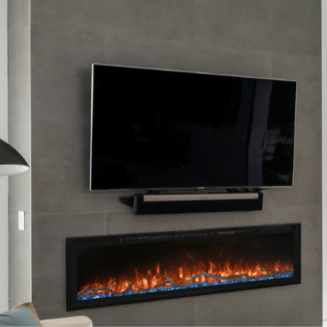 Modern Flames Spectrum Slimline 60-Inch Wall Mount/Recessed Electric Fireplace
