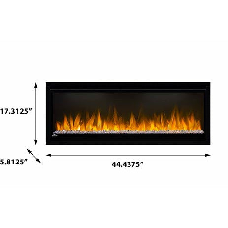 Napoleon 42-Inch Alluravision Deep Wall Mount Electric Fireplace