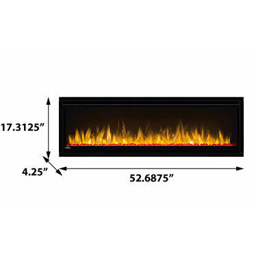 Napoleon 50-Inch Alluravision Slim Wall Mount Electric Fireplace