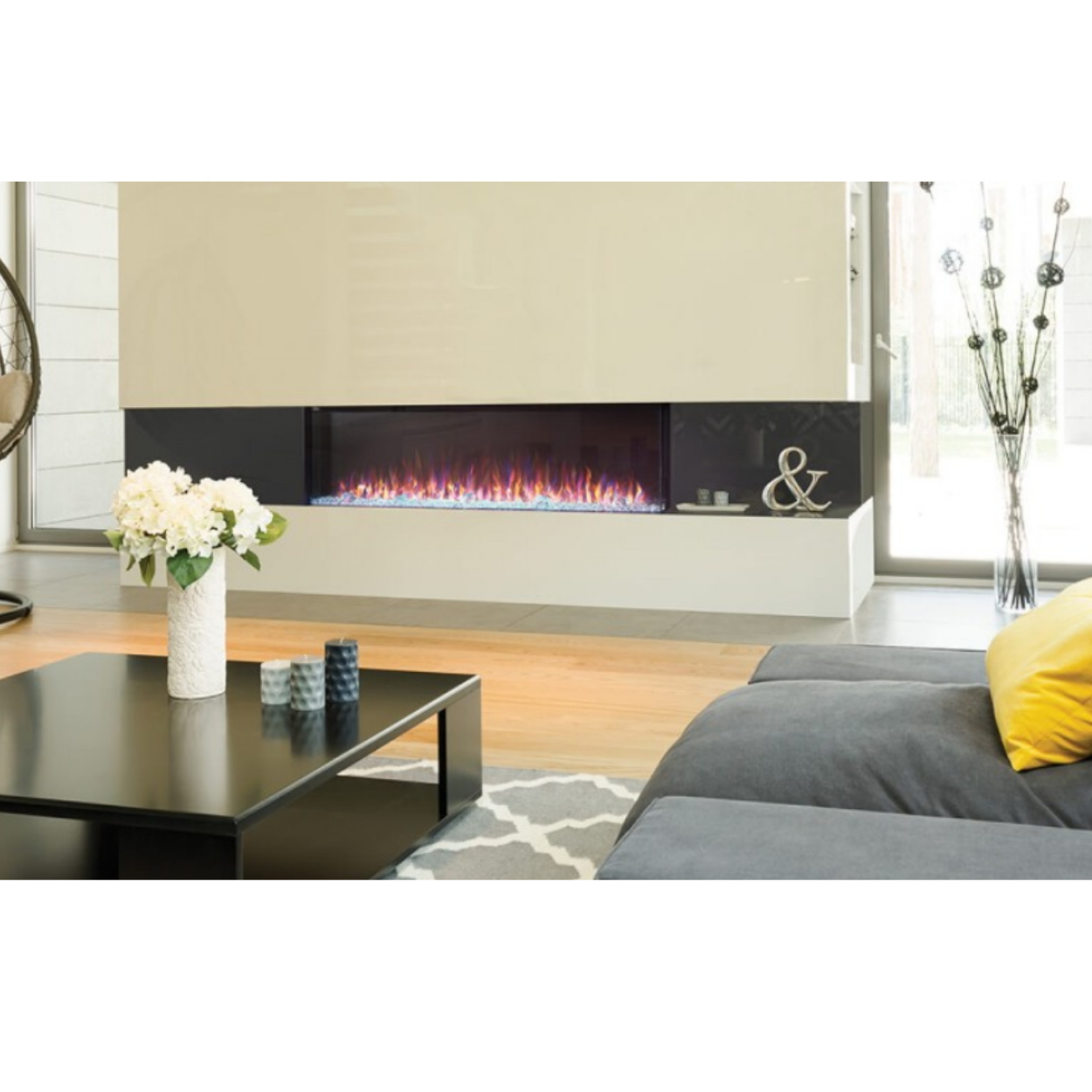 Napoleon 60-Inch TriVista Primis Electric Fireplace