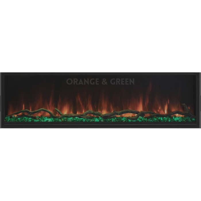 Modern Flames 96-Inch Landscape Pro Slim Built In Electric Fireplace