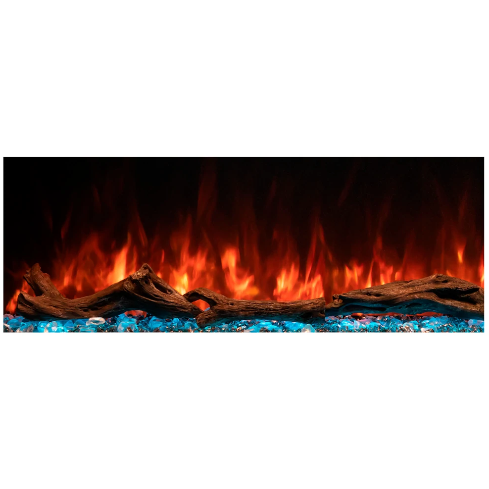 Modern Flames 96-Inch Landscape Pro Multi-Sided Built-In Electric Fireplace