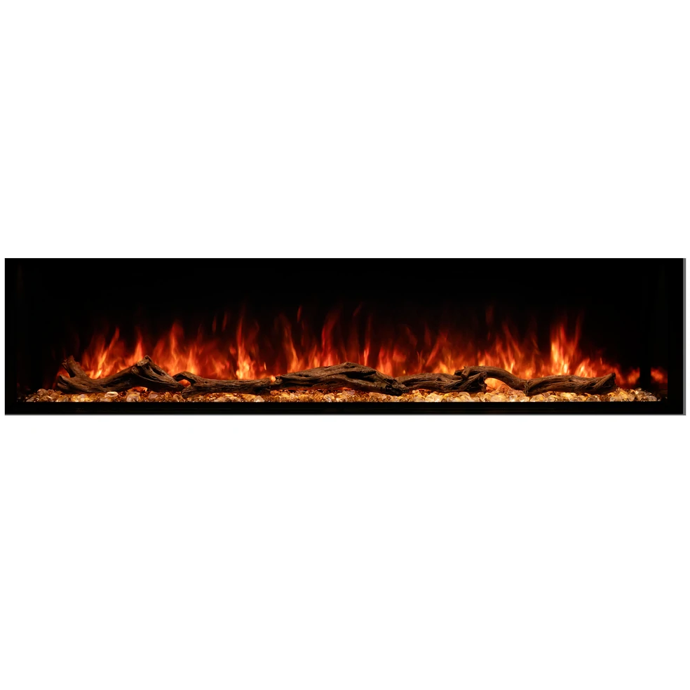 Modern Flames 96-Inch Landscape Pro Multi-Sided Built-In Electric Fireplace