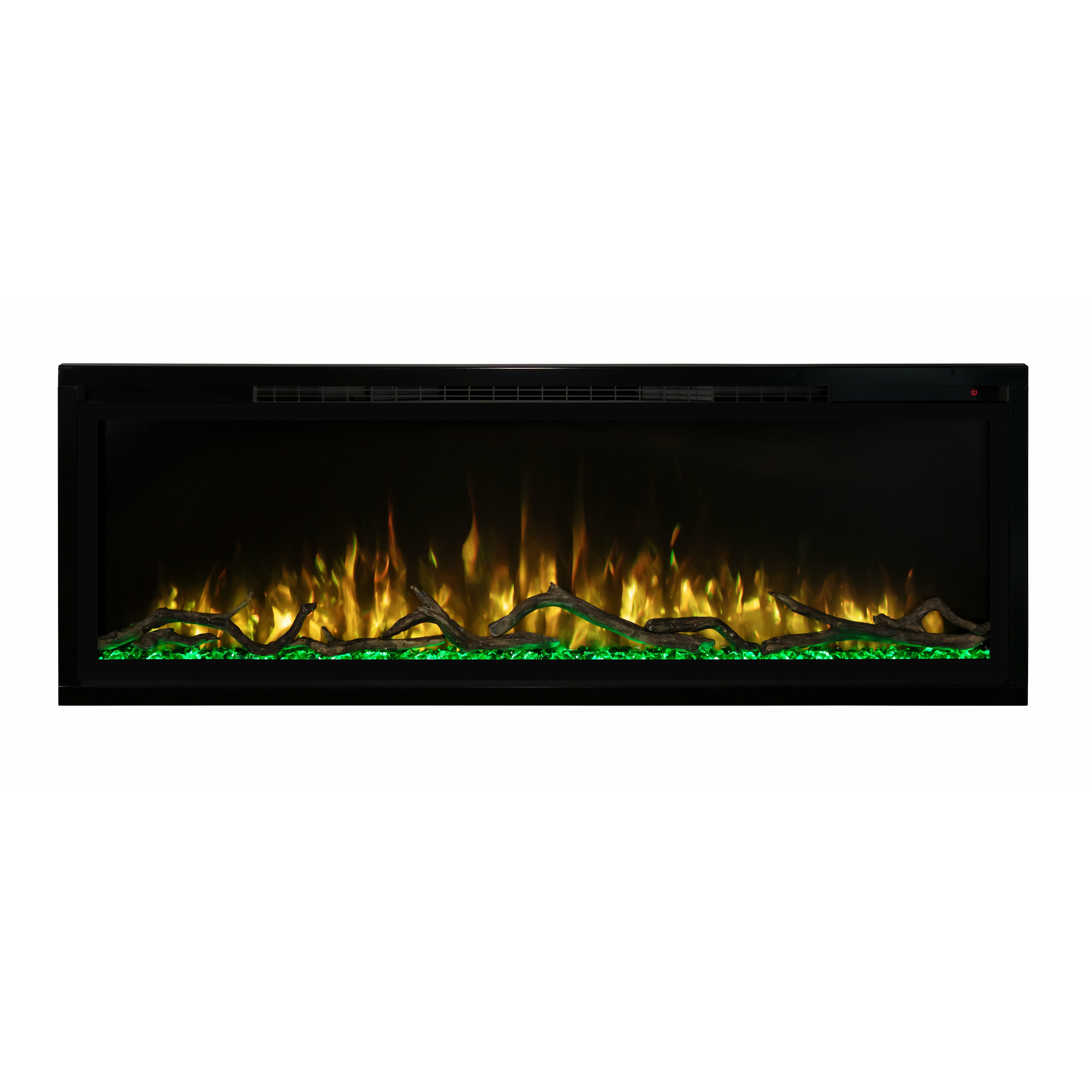 Modern Flames Spectrum Slimline 50-Inch Wall Mount/Recessed Electric Fireplace