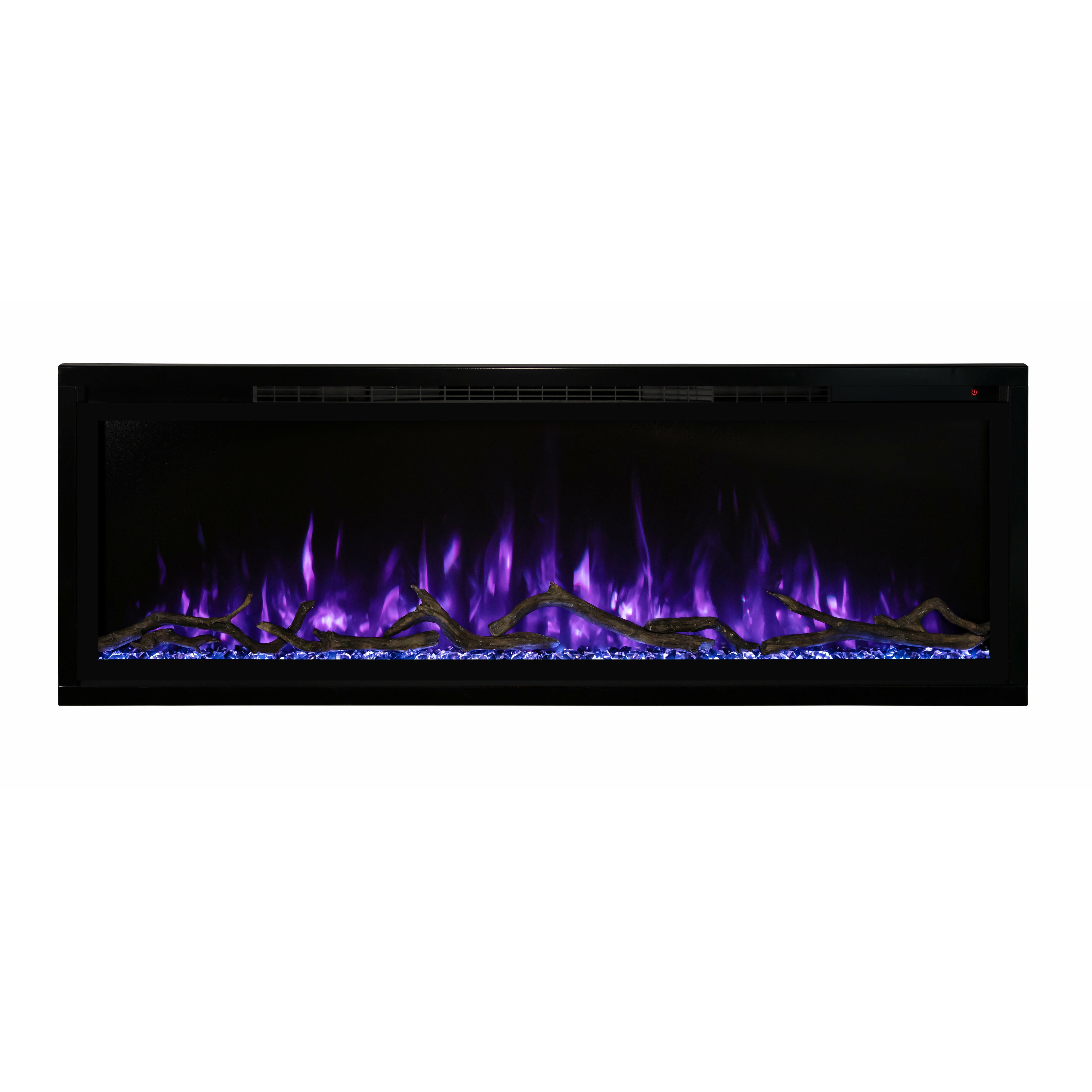 Modern Flames Spectrum Slimline 50-Inch Wall Mount/Recessed Electric Fireplace