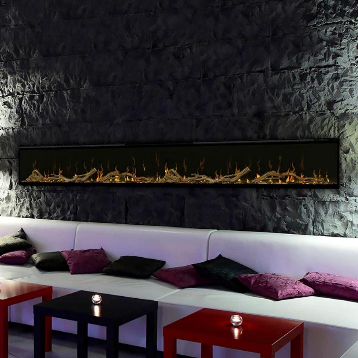 Dimplex IgniteXL 100-In Electric Fireplace w/ Driftwood Log Kit
