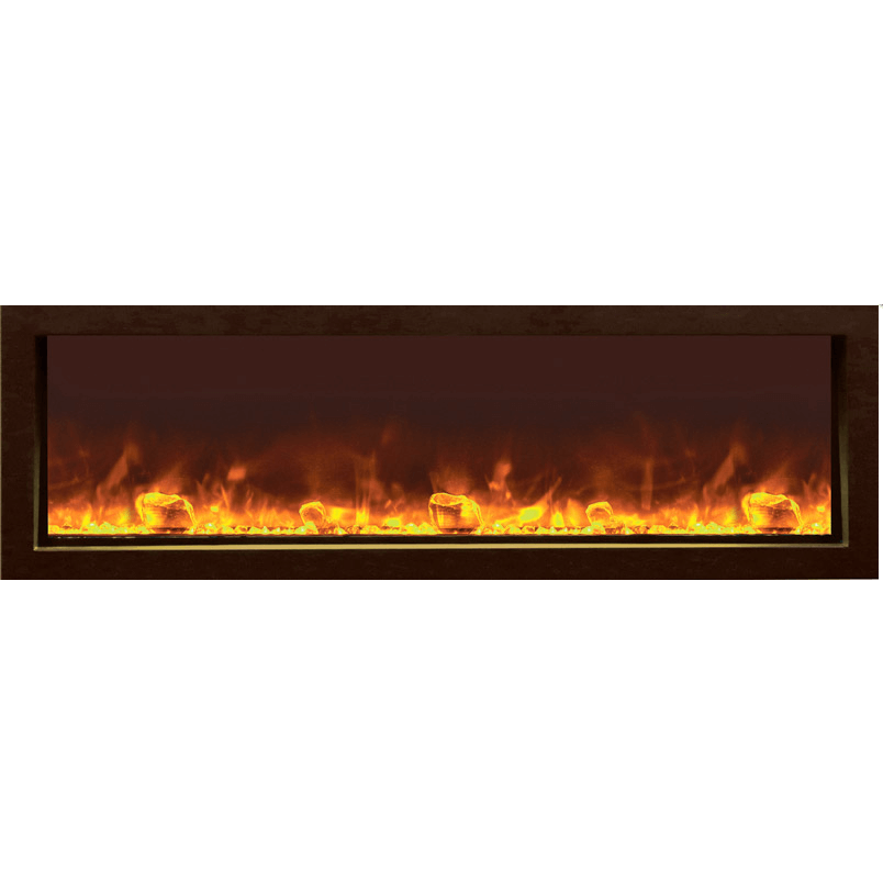 Amantii Panorama Series Indoor/Outdoor 50-Inch Deep XT Built-In Electric Fireplace