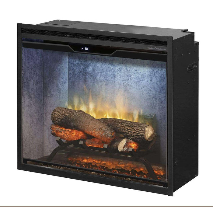 Dimplex Dimplex 24 Inch Revillusion Deluxe Built-In Electric Fireplace w/ Weathered Concrete-RBF24DLXWC