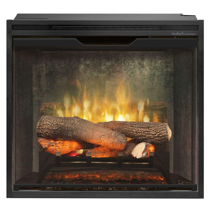Dimplex Dimplex 24 Inch Revillusion Deluxe Built-In Electric Fireplace w/ Weathered Concrete-RBF24DLXWC