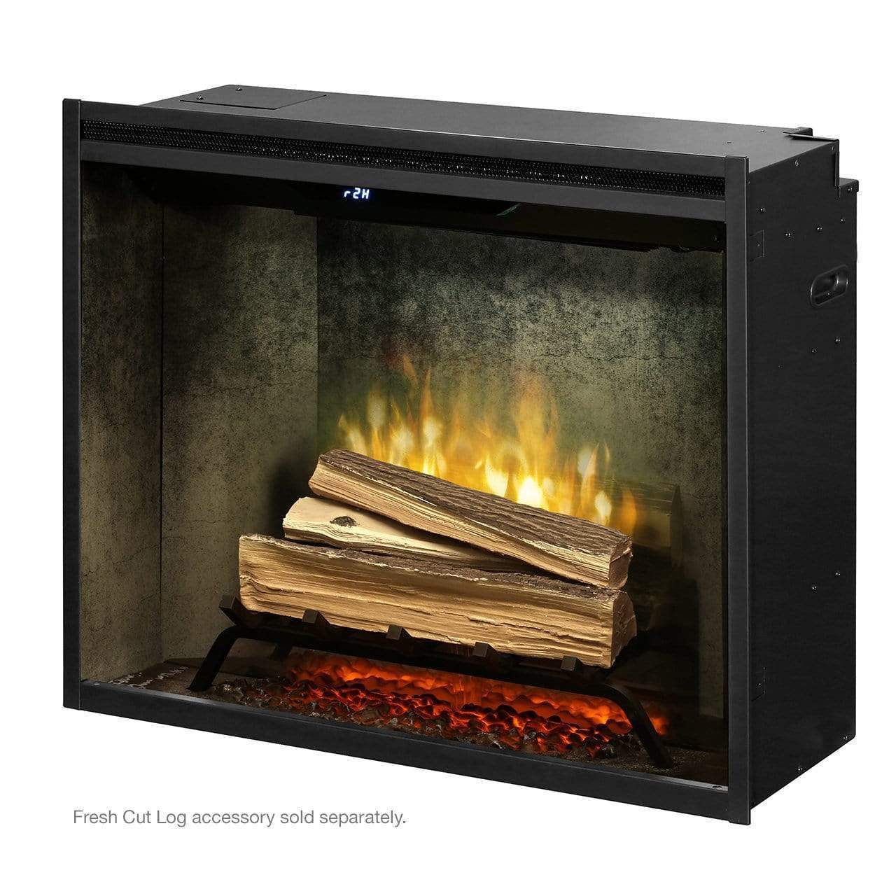 Dimplex Dimplex Revillusion® 30-Inch Built-In Electric Fireplace-Weathered Concrete-RBF30WC